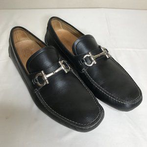 Salvatore Ferragamo Parigi Made in Italy Horse Bit Driving Loafer Men Sz 12